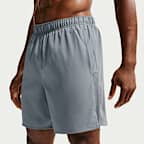 Męskie spodenki do biegania z wszytą bielizną Dri-FIT Nike Challenger 18 cm