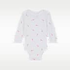 Μακρυμάνικα ολόσωμα φορμάκια Nike Baby Essentials για βρέφη (συσκευασία τριών τεμαχίων)