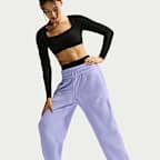 Nike One Women's Therma-FIT Mid-Rise Fleece Joggers