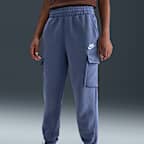 Pants cargo para niños talla grande Nike Sportswear Club Fleece