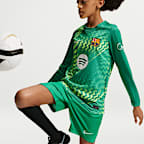 FC Barcelona 2026/27 Stadium Nike Dri-FIT replika fotballshorts til store barn (keeperdrakt)
