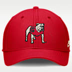 Gorro universitario Nike Dri-FIT para hombre Georgia Legacy Rise Vintage