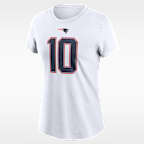 Drake Maye New England Patriots Women's Nike NFL T-Shirt