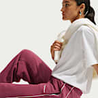 Nike Studio Fleece Medium Weight Women's Mid-Rise Wide-Leg Pants