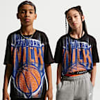 New York Knicks Nike Edge 26 Big Kids' Short-Sleeve T-Shirt