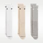 Meias de cano médio Nike Everyday Elevated (3 pares)