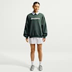 Camisola folgada de lã cardada de peso médio Nike Studio para mulher