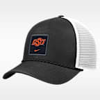 Oklahoma State Sideline Rope Men's Nike College Trucker Adjustable Hat