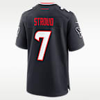 C.J. Stroud Houston Texans 25th Season Men's Nike NFL Game Jersey