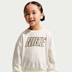 Conjunto de 2 piezas infantil Nike Retro Remix con pants de French Terry de pierna ancha