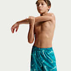 Nike Swim Breaker Big Kids' (Boys') 7" Brief-Lined Volley Short