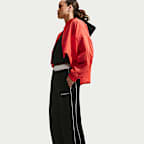 Pants de tiro medio y pierna amplia para mujer Nike Studio Fleece Medium Weight