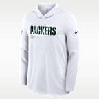 Green Bay Packers Pure Fury Sideline Men's Nike Dri-FIT NFL Long-Sleeve Hooded Top
