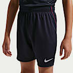 Shorts de fútbol Nike Dri-FIT Replica de la selección de fútbol masculino de Estados Unidos visitante 2026 Stadium para niños talla grande