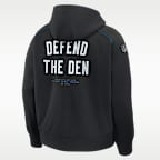 Sudadera con gorro sin cierre Nike de la NFL para hombre Detroit Lions Rivalries Collection Air