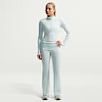 Nike Sportswear Chill Knit Sıkı Kesimli Çeyrek Fermuarlı Uzun Kollu Fitilli Kadın Üstü