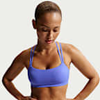 Bra deportivo de baja sujeción con almohadillas para mujer Nike Zenvy Strappy