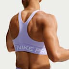 Sutiã de desporto sem almofadas de suporte ligeiro Nike Pro 365 para mulher