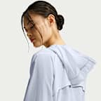 Chamarra de correr Repel de corte cuadrado con protección contra los rayos UV para mujer Nike Tempo