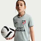 Fotbollströja för uppvärmning Atlético Madrid (tredjeställ) Nike Dri-FIT för ungdom
