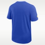 Los Angeles Rams Sideline Coach Men's Nike Dri-FIT NFL Top