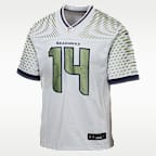 Jersey Nike de la NFL de partido para niños talla grande Sam Darnold Seattle Seahawks colección Rivalries