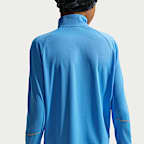 Sudadera de medio cierre Dri-FIT para niños talla grande Nike Miler