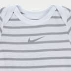 Nike Baby Bodysuit, Pants, and Terry Socks 3-Piece Set
