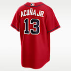 Ronald Acuña Jr. Atlanta Braves Men's Nike MLB Replica Jersey