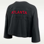 Atlanta Falcons Wide Receiver Jersey Fashion Women's Nike Dri-FIT NFL Cropped Top