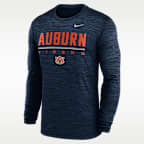 Playera universitaria Nike Dri-FIT para hombre Auburn Sideline Velocity