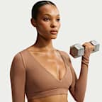 NikeSKIMS Matte Longsleeve-Wickeloberteil (Damen)