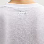 Top a manica corta NikeSKIMS Performance in misto cotone – Donna