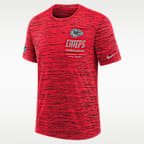 Kansas City Chiefs Sideline Team Issue Velocity Big Kids' Nike Dri-FIT NFL T-Shirt