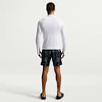 Playera rashguard de manga larga Dri-FIT UV para hombre Nike Swim Whitewater Essential