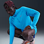 Capa intermedia de correr Dri-FIT de medio cierre para hombre Nike Stride