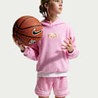 Shorts de básquetbol Dri-FIT de 13 cm para niños talla grande Nike Crossover