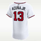 Ronald Acuña Jr. Atlanta Braves Men's Nike Dri-FIT ADV MLB Elite Jersey