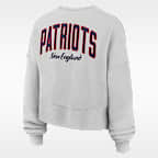 New England Patriots Primetime Phoenix Women's Nike NFL Oversized Pullover Crew
