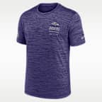Playera Nike Dri-FIT de la NFL para hombre Baltimore Ravens Sideline Team Issue Velocity