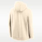 Michigan Wolverines Natural Vault Logo Men's Nike College Pullover Hoodie