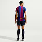 FC Barcelona 2026/27 Stadium Home Women's Nike Dri-FIT Soccer Replica Jersey