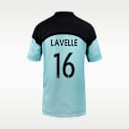 Jersey Nike Dri-FIT de la NWSL tipo réplica para niños talla grande Rose Lavelle NJ/NY Gotham FC 2025 Stadium visitante
