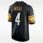 DK Metcalf Pittsburgh Steelers Men's Nike NFL Game Jersey