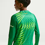 Maglia da calcio replica Nike Dri-FIT FC Barcelona 2026/27 Stadium da ragazzo/a – Goalkeeper