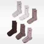 Κάλτσες μεσαίου ύψους Nike Everyday Elevated (6 ζευγάρια)