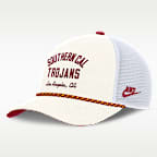Gorra de rejilla universitaria Nike ajustable para hombre USC Denim