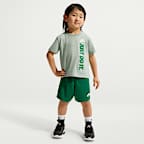 Nike Sportswear Toddler "Just Do It" Graphic T-Shirt and Mesh Shorts Set