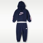 Conjunto de sudadera con gorro y joggers para bebé (12-24 meses) Nike Retro Remix