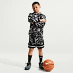 Sudadera con gorro de básquetbol oversized Club Fleece para niños Ja